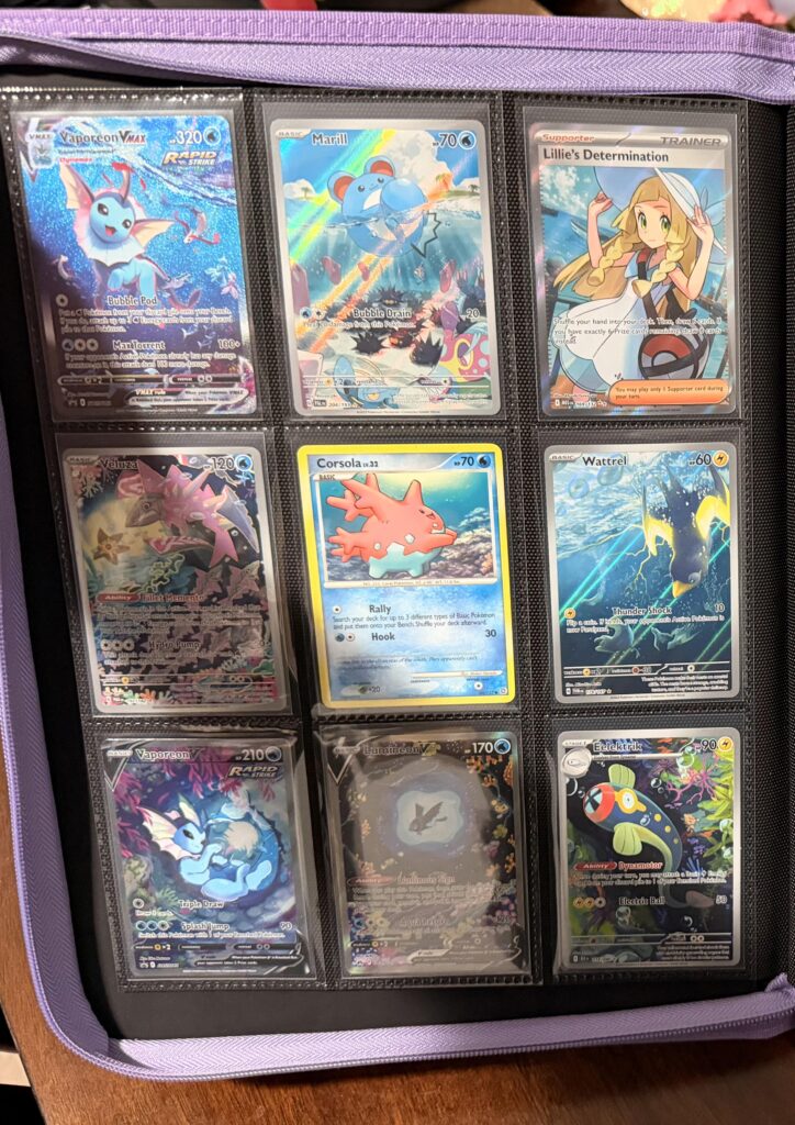 My first binder page. What do you think?