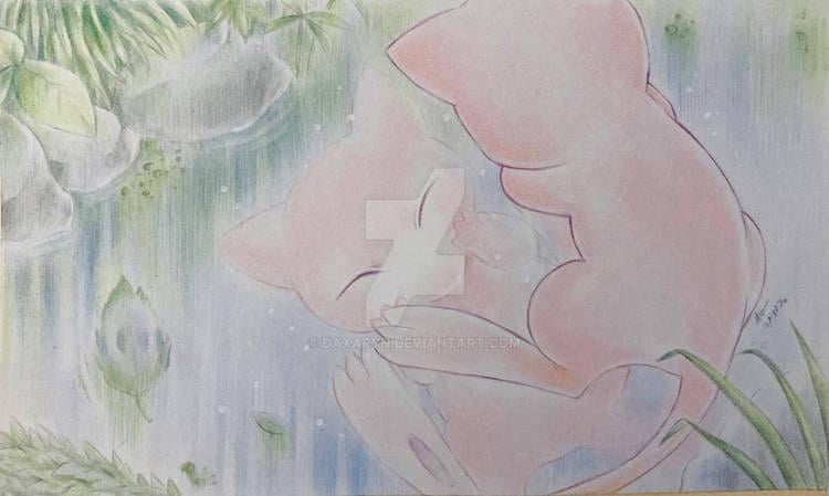 [OC] Just trying to capture a time in my life that will never happen again x). Was inspired by Mew from the first movie~