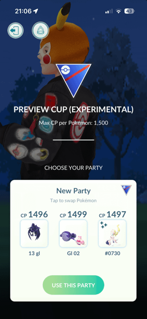 What is "preview cup"