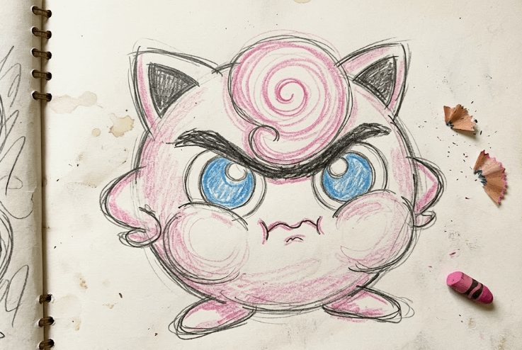 I like my jigglypuff drawing
