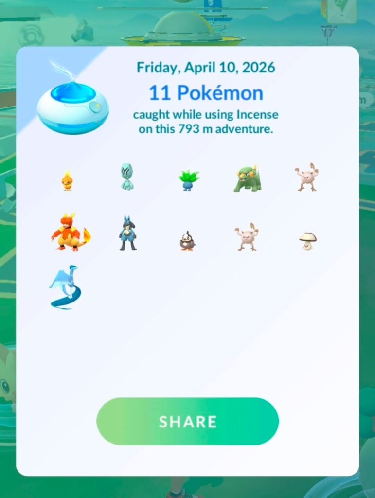 Caught a Shiny Galarian Articuno with my daily incense!!