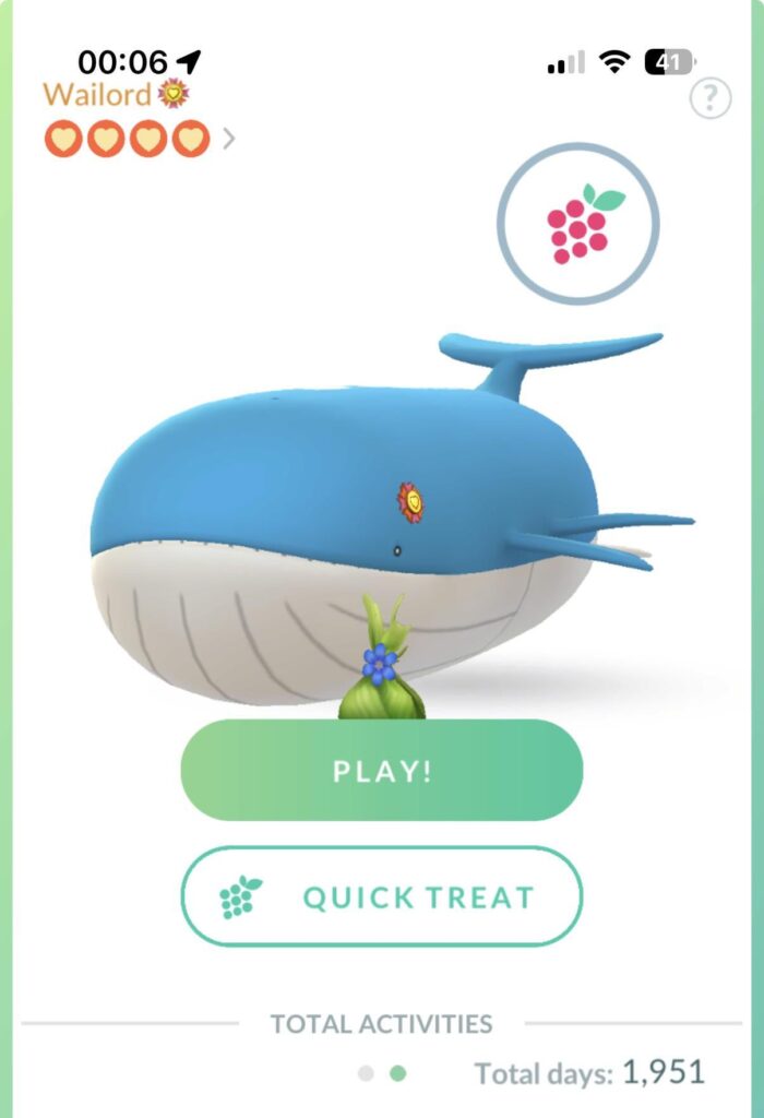 Over 5 years with my wailord