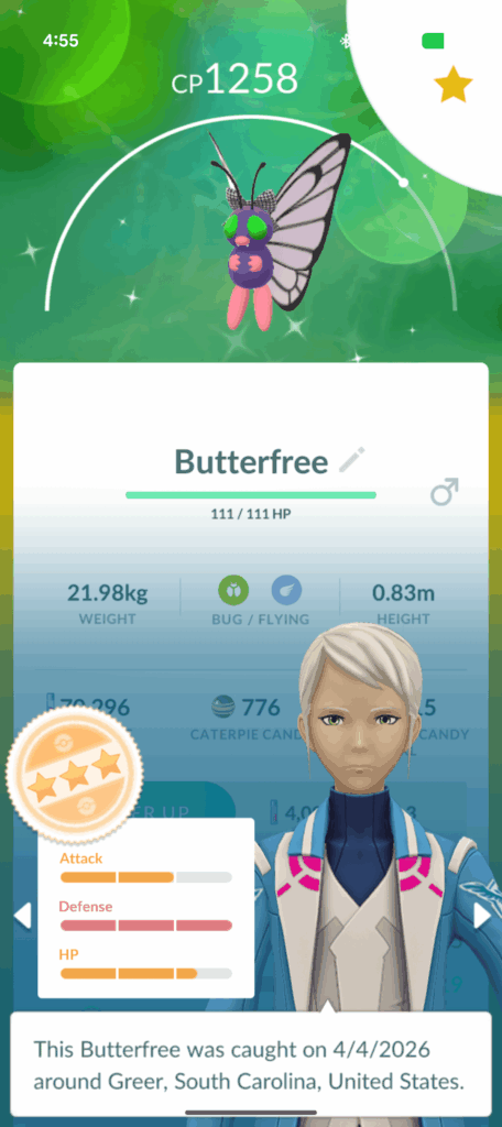Did anyone else get this lady yet? I saw a bunch of dragonites earlier.