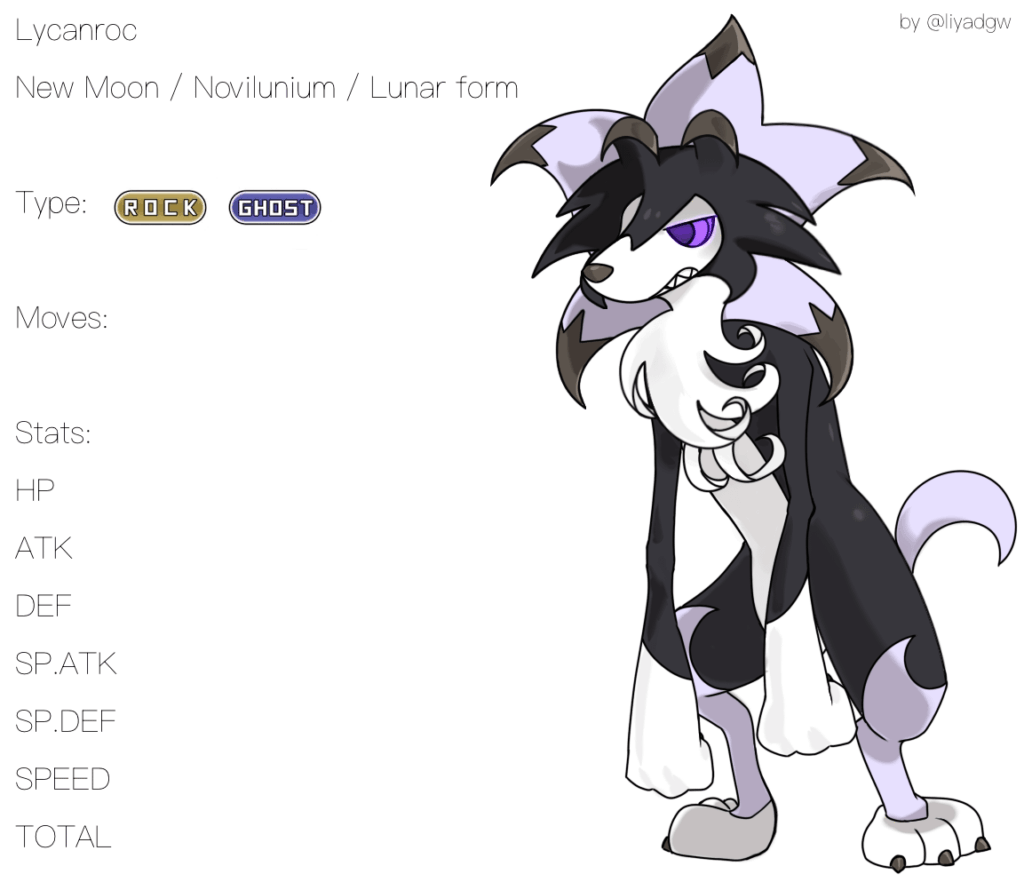 Lycanroc New Moon/Lunar form