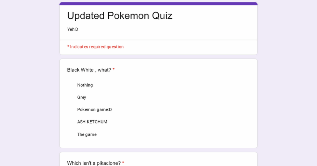 POKEQUIZ TIME
