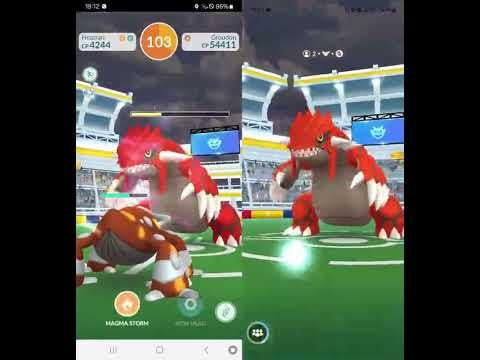 Groudon Raid Mock Solo (Dragon Tail/Solar Beam) Rainy