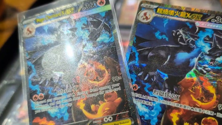 How come my Chinese card looks so different from my English one? I get that the Japanese/Chinese cards are better quality but... is it really that drastic?