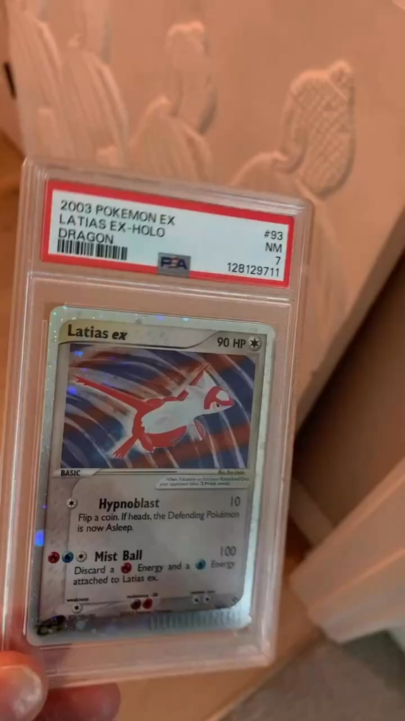 Wing Tip Holo Swirl on this Latias