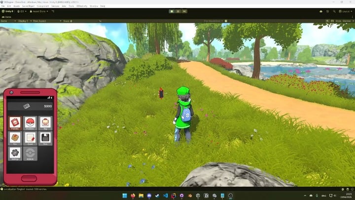 I'm making a 3D Pokémon fangame