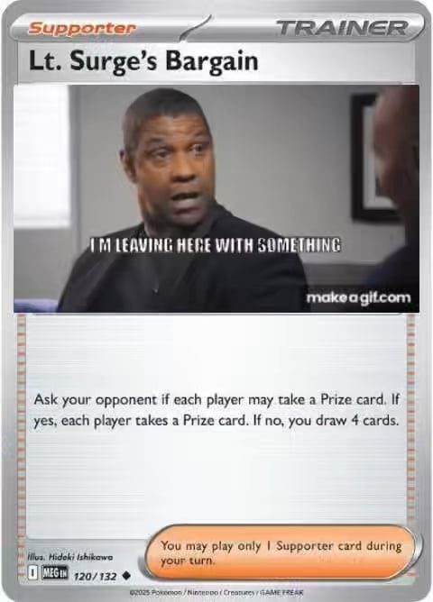 Everytime I play the card I see the meme.