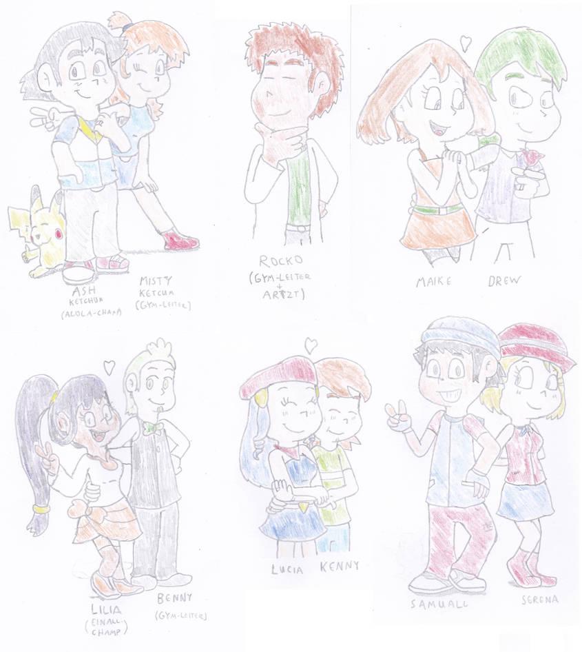 Ash and Friends by MrNintMan(Me) on DeviantArt