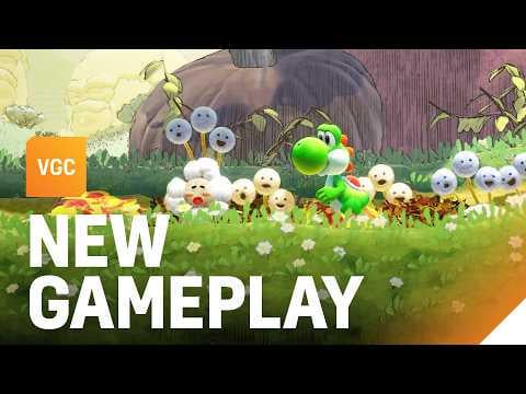 Yoshi and the Mysterious Book - Exclusive Switch 2 gameplay [4K 60fps]