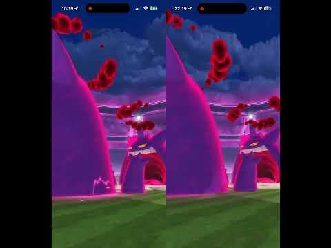 Gigantamax Gengar Duo, No 🍄, No Weather Boost, No Adventure Effect, 4 Helpers, AoE: Shadow Punch/Drain Punch