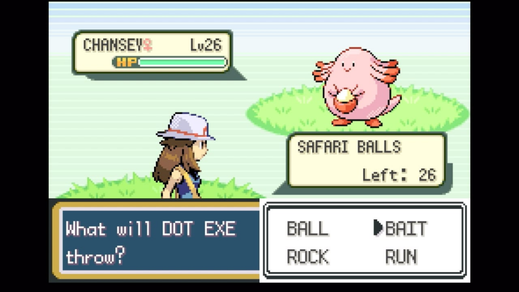 Um… so I accidentally caught a Chansey