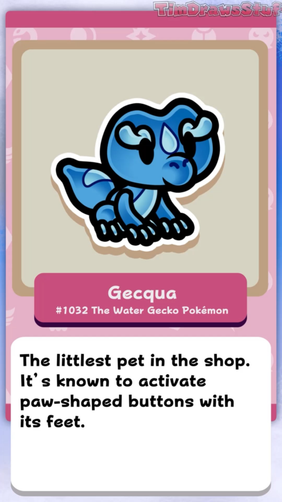 I created a few fun dex entires for my Paper mario esque Wind & Waves starter trio designs :) (OC)