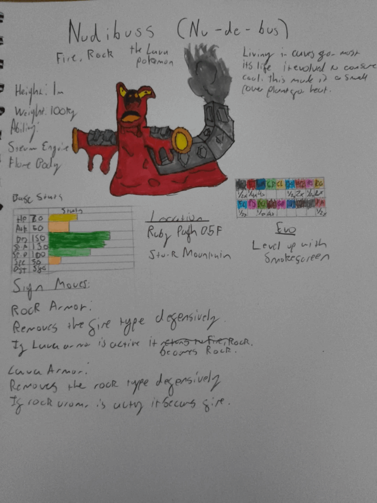 Nudibuss - Evolution of Magcargo