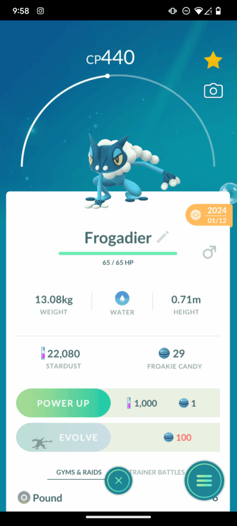 Anybody knows where froakie is usually caught