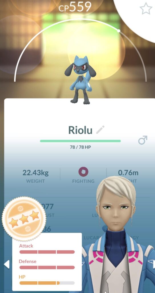 Still fairly new. I hatched a few shiny Riolus but this is by far the best one I found stat wise. Is he worth evolving? Thank you!