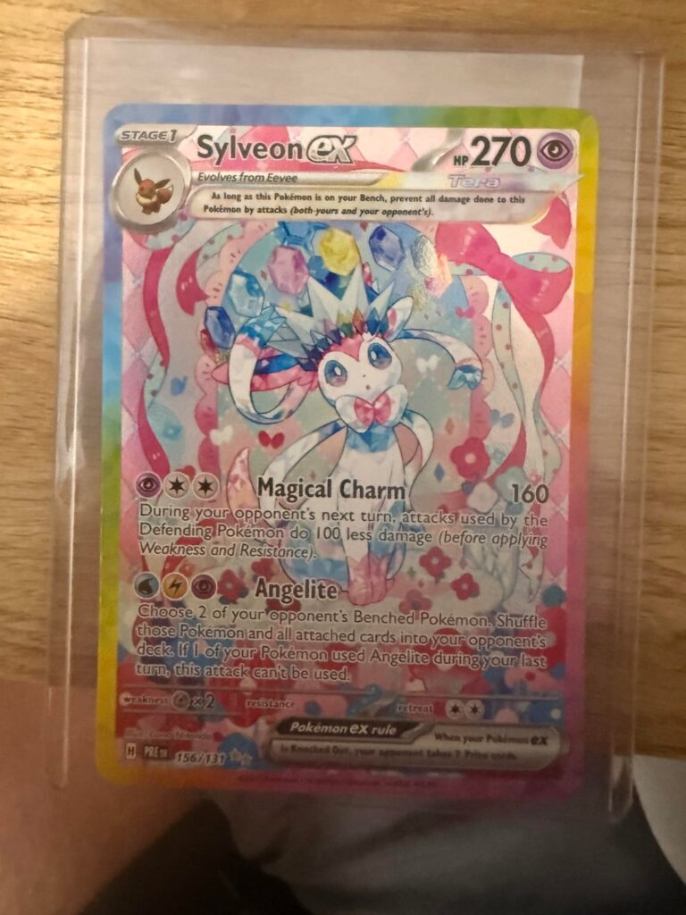 I pulled these two cards from prismatic. But I’m wanting the charizard from 151. What card would be more valuable in the next 10yrs? Sylveon EX or the Charizard from 151