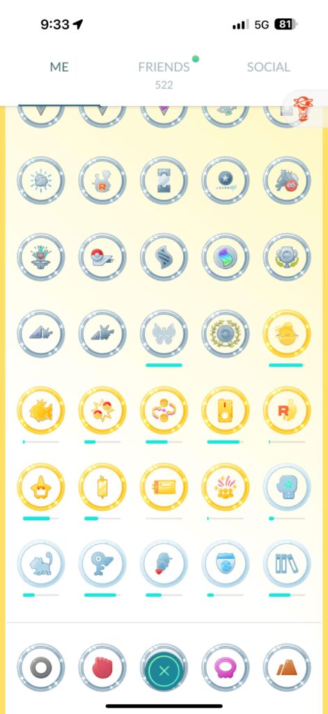 Not many medals left, dreading the training medal