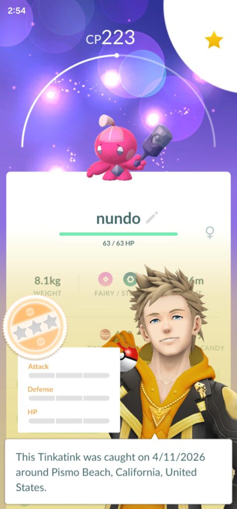 Got the tinky nundo