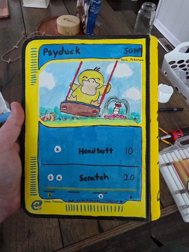 Finished up my psyduck masterset binder today!