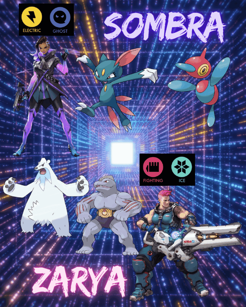 What if the Overwatch characters had Pokémon types?