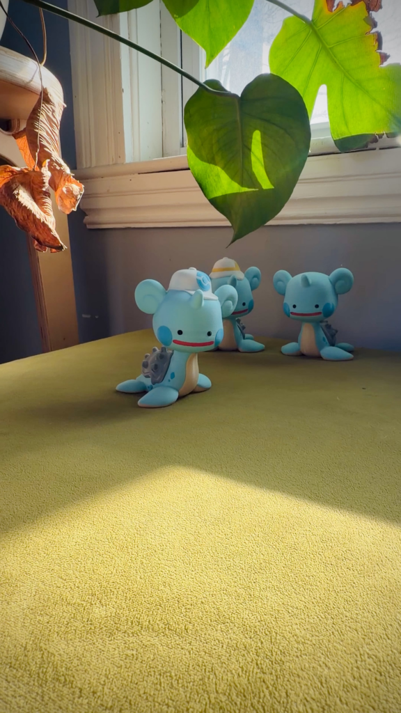 I made Ditto Lapras...with magnetically detachable head 😅