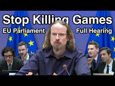 Stop Killing Games at the European Parliament | Full Hearing
