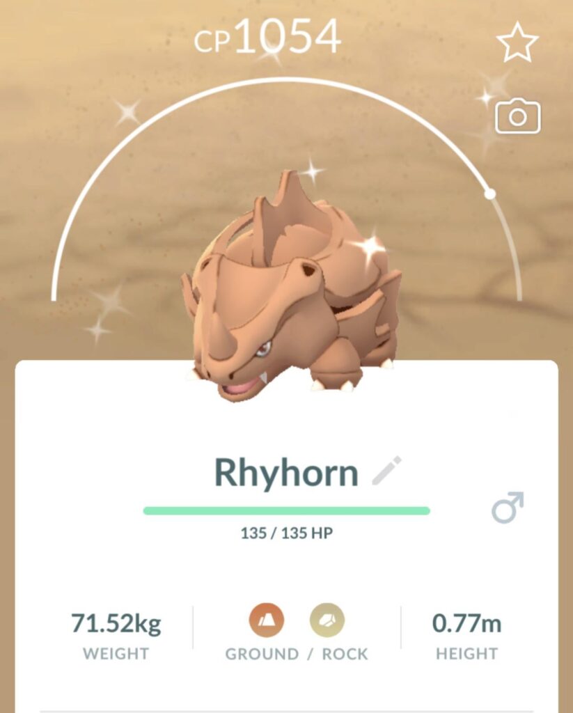 My first shiny Pokémon!!!