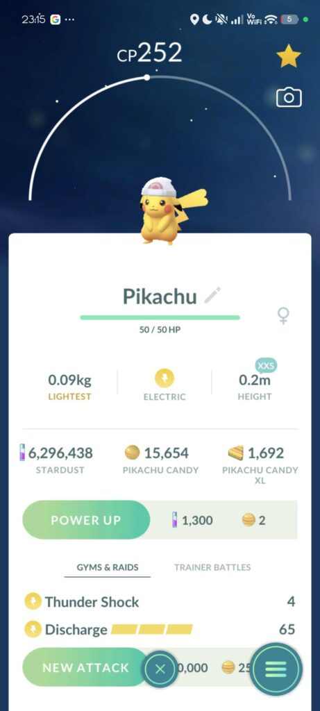 Have you seen a lighter Pikachu?