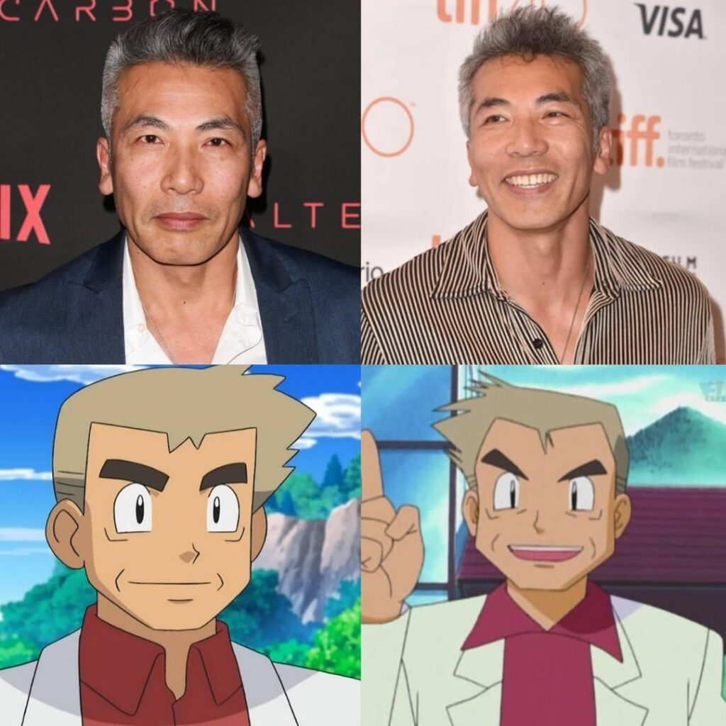 Hiro Kanagawa and Dallas Liu as Professor Oak and Gary Oak in they ever wanted to another Live action Pokémon project
