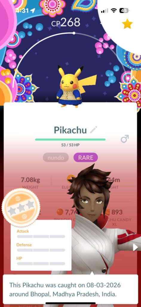 Nundo costume pika (home spawn)