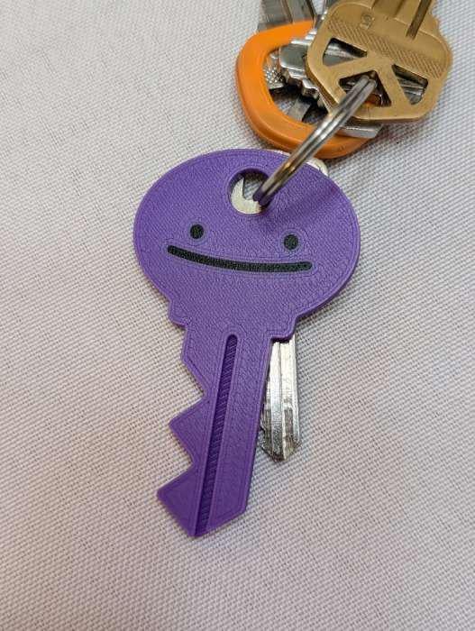 I made a Ditto keychain