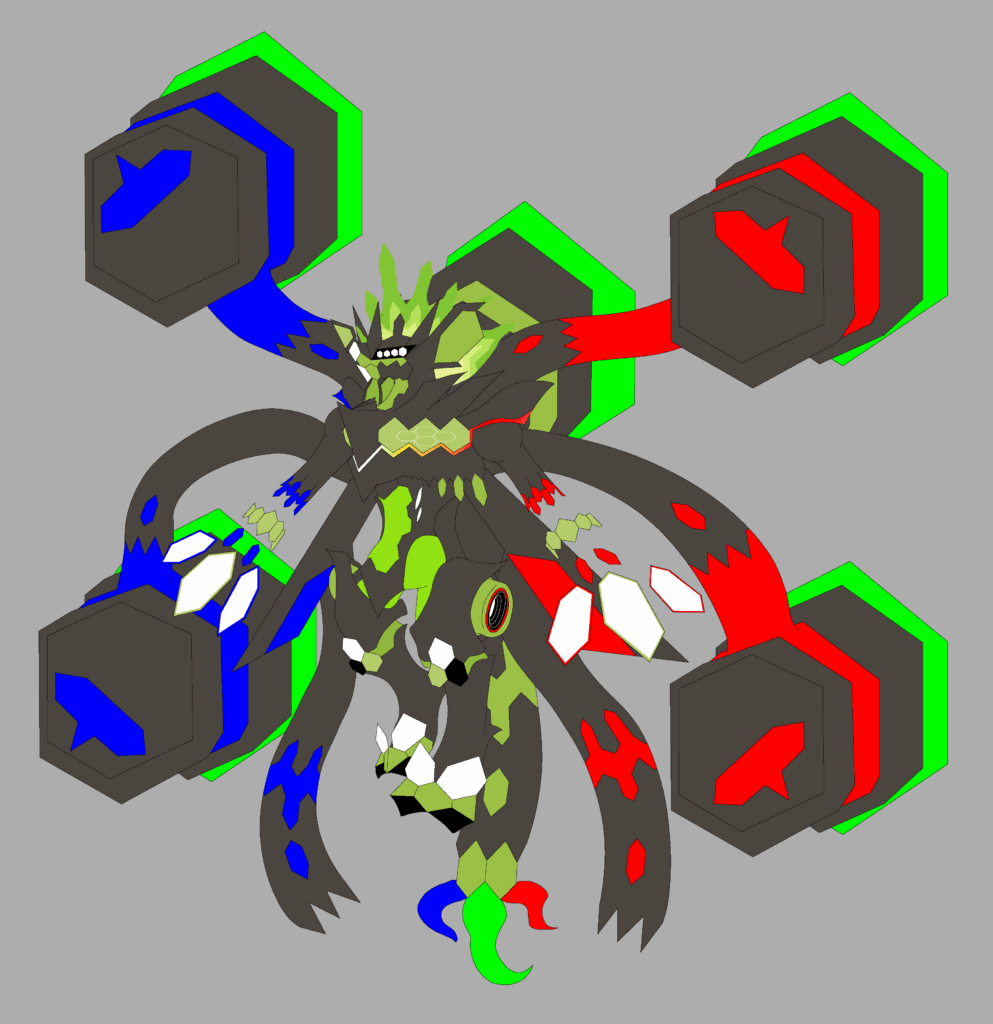 [Fanmade][OC] I polished Mega Zygarde ZA's Move State design