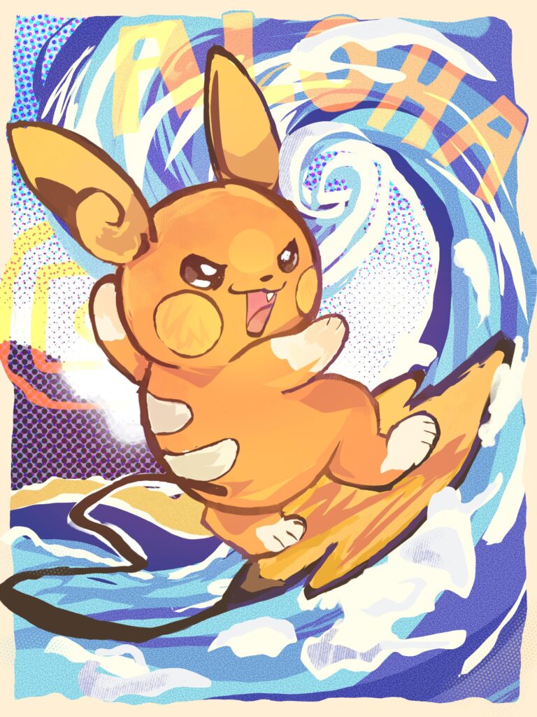 [OC] Drew Alolan Raichu!!