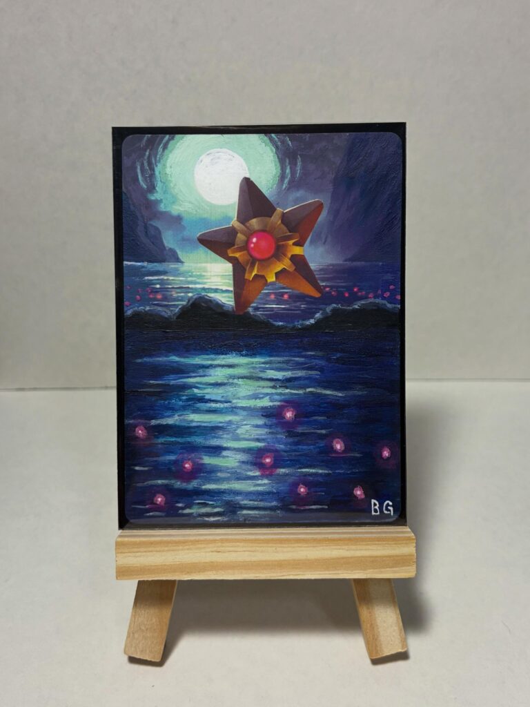 Painted pokemon card!