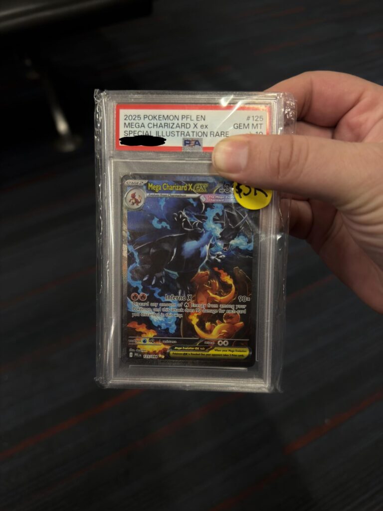 Found a graded Mega Charizard X ex at ORD