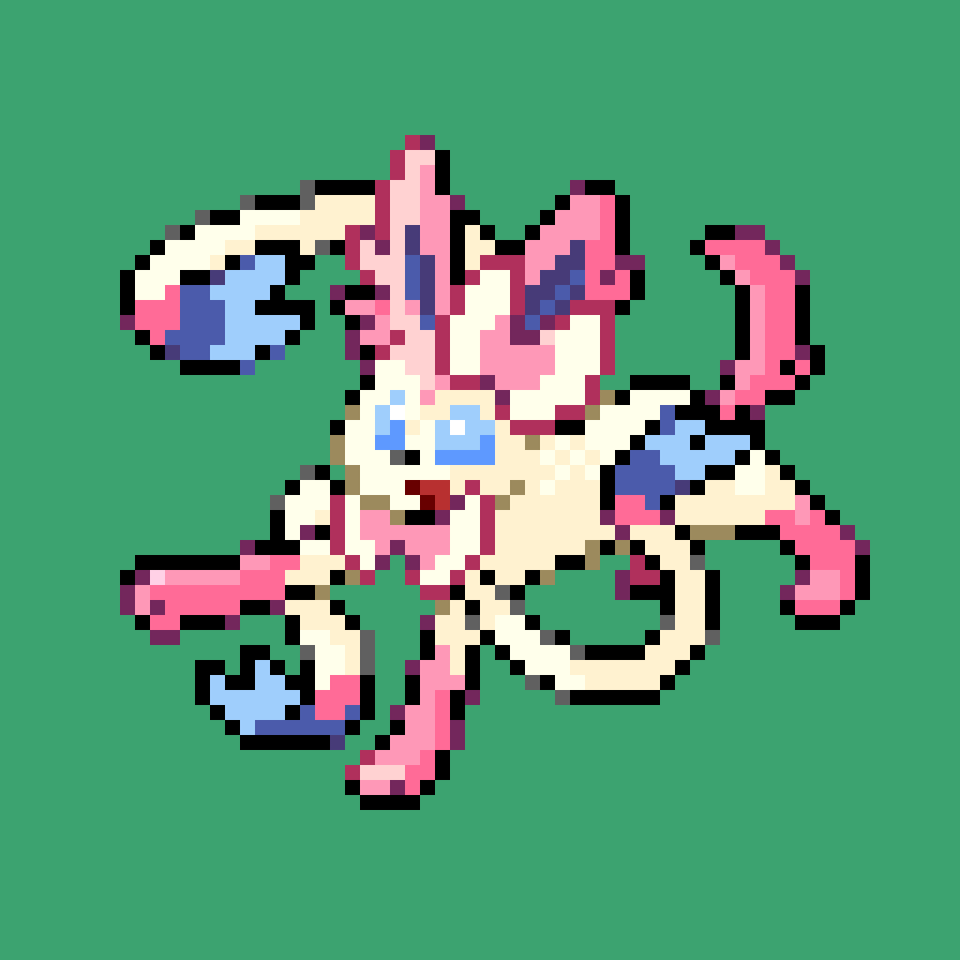 (OC) Sylveon sprite :D