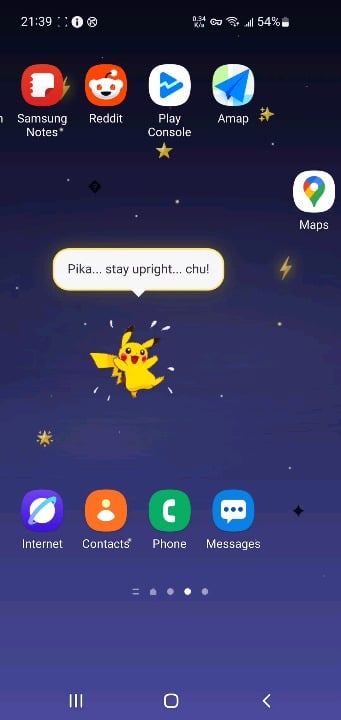 Pikachu lives in my phone