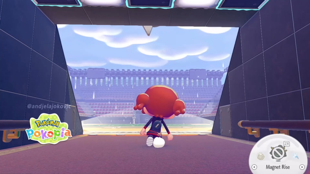 Built a real life stadium in Pokopia!