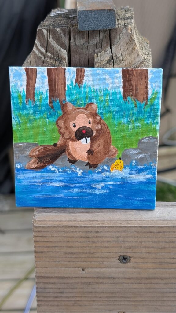 Practicing Acrylics with Pokemon!!