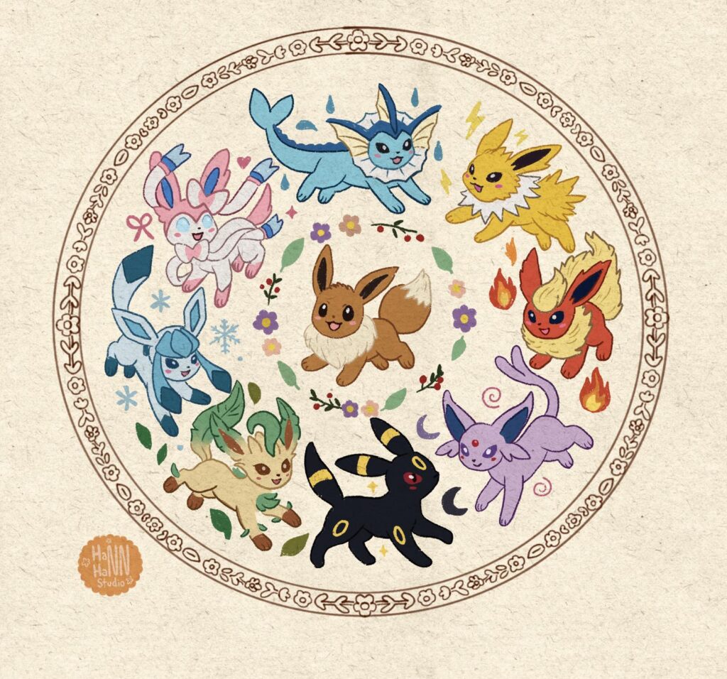 Eeveelutions ❤️ art by me