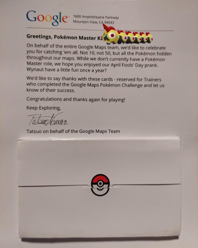 Found a cool piece of history in my Pokemon stuff