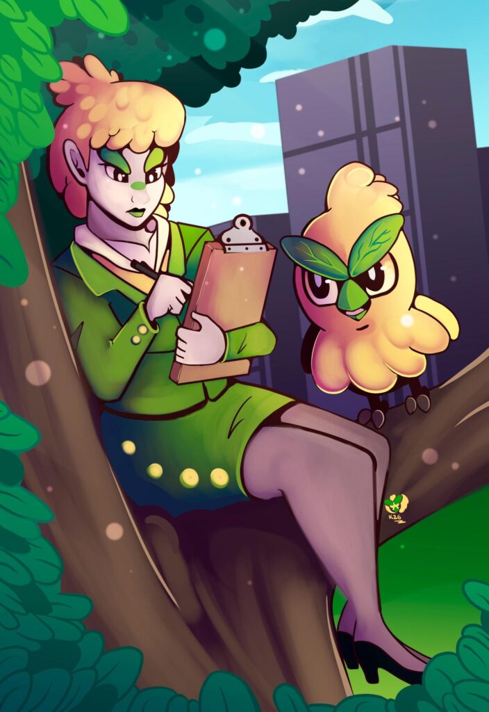 Browt Gijinka (drawn by me)