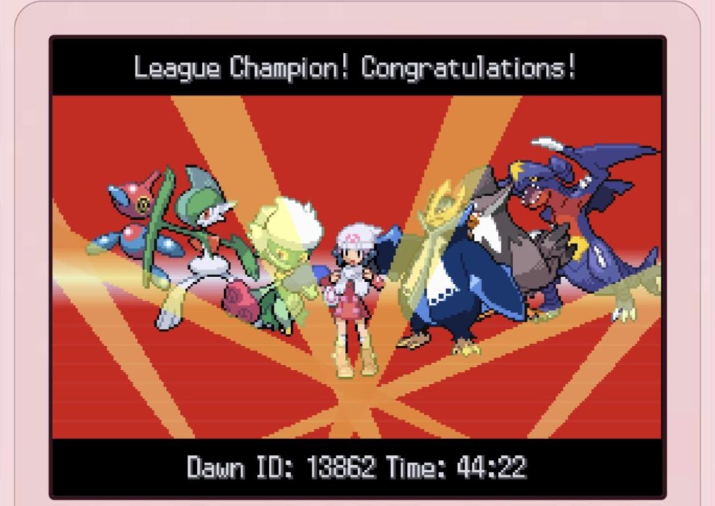 First Ever Platinum Run Completed! Really got Attached to my Team