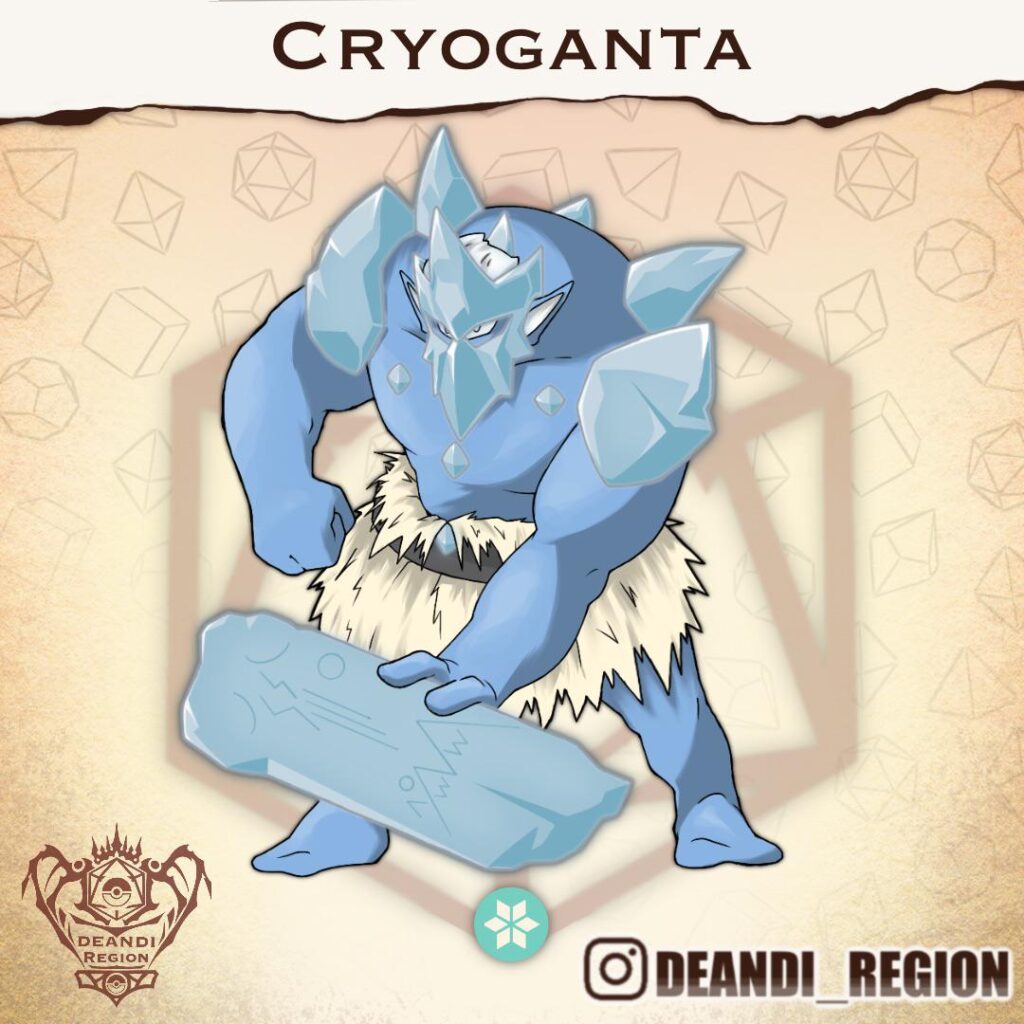 First of 5 for the legendary group of my dnd based Pokemon region