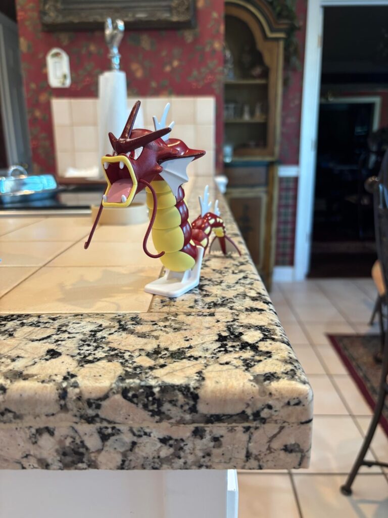 Custom shiny gyarados model I painted.