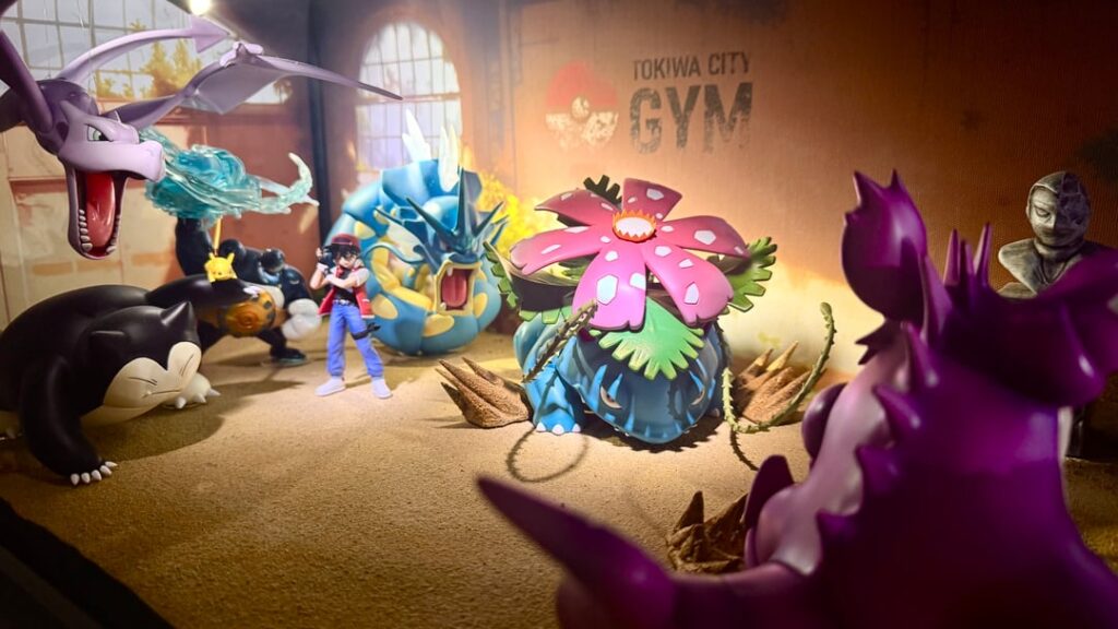 A legendary showdown from the Pokémon Adventures manga. Can you guess which iconic battle inspired this diorama?