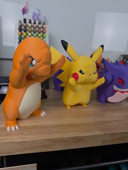 Latest Additions to the Window Models - Psyduck and Jigglypuff